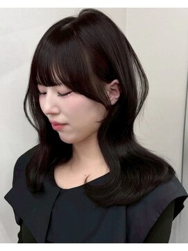 ベレーザ 川越(Beleza) ba19703_ダークブラウンブリーチなし透明感カラーワンホンヘア艶