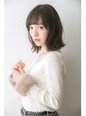 【Le'a】グレージュカラーでつやミディアム