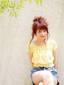 オーブ ヘアー ビーヴ 調布店(AUBE HAIR beve) 【外国人風】こなれざっくりおだんごヘア☆