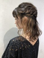 ココロクレド(COCOLO credo)&nbsp;編み込みハーフアップのお呼ばれセット