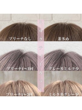 チョビー(Chobii) 表参道/ミルクティーカラー /ケアブリーチ/イルミナカラー/