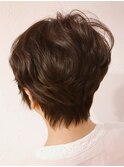 【天女目】襟足すっきり！頭の形がよく見えるふんわりショート
