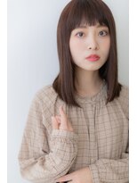 モッズヘア 上尾西口店(mod's hair) □チェリーブラウン小顔ストカールロブ107-3★上尾20代30代40代!