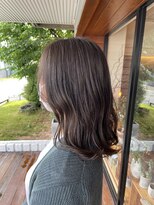 ヘア プロデュース キュオン(hair produce CUEON.)&nbsp;ミディアム×グレージュ