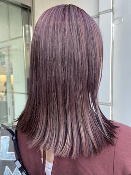 インビテーション(invitation) Wカラー・ブリーチ・ピンクカラー・パープルピンク