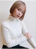 ハイトーン×ナチュラルボブ