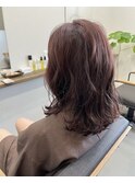 レイヤーロブ×ピンク