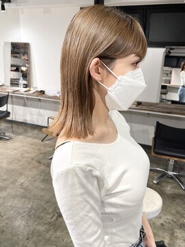 ザ オーダー(THE ORDER) ミルクティーベージュケアブリーチインナーカラーダブルカラー