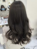 シェノン サントル(CHAINON CENTRE)&nbsp;グレージュカラー/シルキーベージュ/斜めバング[梅田/大阪]