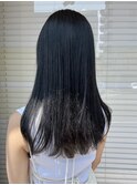 ブリーチ1回、ブルーブラック
