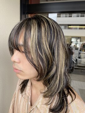 ジェリカ(Jlica) メンズロング/ハイライト/ウルフレイヤー