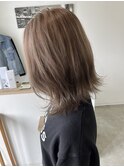《２０代３０代４０代》ベージュカラー×レイヤースタイル♪