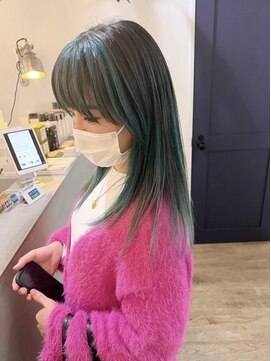 アーブル ヘアーアンドメイク(ARBRE) ブリーチダブルカラーアンブレラカラーグラデーションカラー