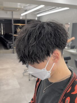 オーバルバイアピッシュ(OVARL by apish) 縦落ちパーマスパイラルパーマ波巻きツイスト