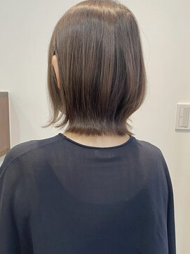 チルヘアデザイン(chill hair design) くびれ外ハネボブ/レイヤーボブ/軽めボブ