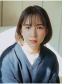 前上がりボブ