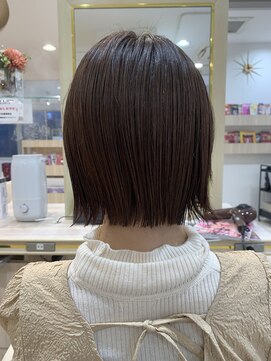 アッシュ 仙川店(Ash) 20代/30代/40代/お手入れ簡単!切りっぱなしボブ