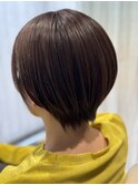 小顔丸みショート