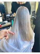 ガルボ ヘアー(garbo hair)&nbsp;ハイトーン大人可愛い20代30代40代