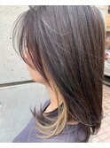 イヤリングカラーペールイエロー