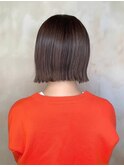 切りっぱなしボブ 似合わせカット[センター南/センター南駅]