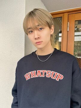 ルービック 江坂(Rubik's) マッシュWカラーブリーチハイトーンウルフ