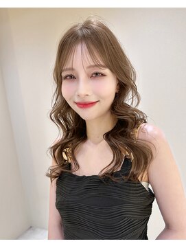 サンド 名古屋(sand) ボブ/レイヤーカット/髪質改善/ウェットヘア/オリーブベージュ