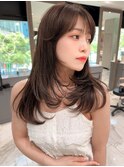 【Lond robin】木屋元一 前髪/顔まわり/2way/韓国/レイヤー