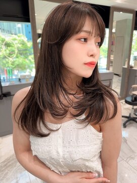 ロンド ロビン 栄(Lond robin) 【Lond robin】木屋元一 前髪/顔まわり/2way/韓国/レイヤー