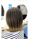 大人バレイヤージュ×お客様スタイル【良太】