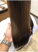 縮毛矯正ロングヘア