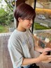 【スタイリングが楽しく♪】カット+前髪パーマor部分矯正