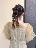 ツインがかわいい*お呼ばれ人気アレンジ!!/結婚式