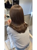 バニーベージュ/オリーブグレージュ/透明感カラー/髪質改善