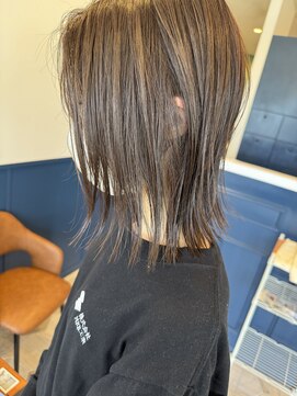 ラグ バイ シゲルカットクラブ 神田久志本店(lag) 透け感ミディアムウェットレイヤー