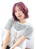 20代30代40代無造作ボブピンクベージュ