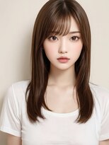 シキサロン 仙台(siki.salon) 仙台/髪質改善/大人ガーリー☆チェリーレッドうる艶ストレートc