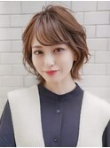 【GEEKS渋谷】くびれボブ/秋冬カラー/モカブラウン/レイヤーボブ