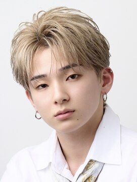 オーシャントーキョー 渋谷(OCEAN TOKYO) ブロンドハイトーンナチュラルセンターパート