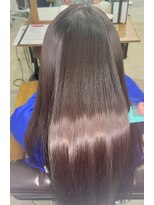 ロディーナコク 大口 新子安(rodina.coc)&nbsp;着物ヘア/大人ガーリー/ダークアッシュ/似合わせカット/大口子安