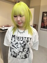 kii person【キーパーソン】 light green × layer cut