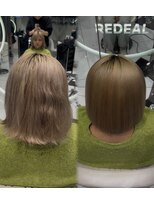 レディアル 渋谷(REDEAL)&nbsp;ブリーチ縮毛矯正
