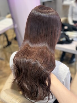 ロンド フィーユ(Lond fille) ミディアムレイヤーカット/似合わせカット/髪質改善/顔周り/銀座