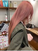 サーモンピンク/コーラルピンク/ブリーチカラー