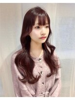 ウキ(uki)&nbsp;ピンク　レイヤーカット　韓国