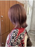 暖色ベージュ/ブリーチ卒業カラー