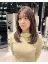 ハーツオオサカ(HE:ARTS OSAKA)&nbsp;エギョモリカット韓国レイヤーナチュラルミディ