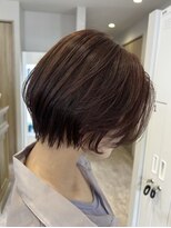 カノエ 岡山店(canoe) 襟足すきっきりショートボブ