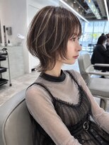 ダブルトーキョー シブヤ(W-TOKYO SHIBUYA) ハイライト×ハッシュカットショートウルフ20代30代40代