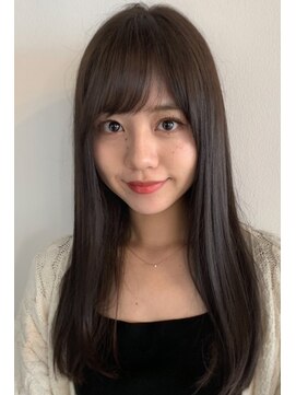 ヴェイン(VEIN) 小顔 ナチュラルストレート バング ブランジュ 髪質改善 美髪